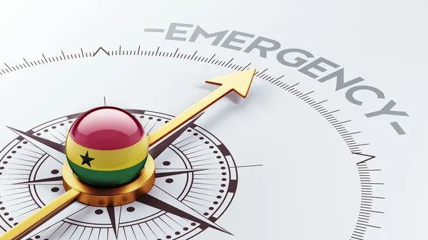 Ghana-Notfallkonzept — Stockfoto