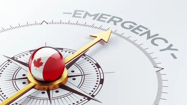 Canada Emergency Concept — Stock Photo, Image