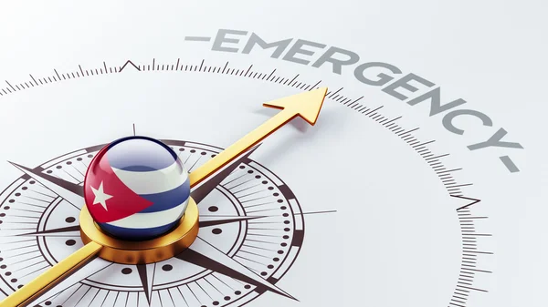 Cuba Emergency Concept — Stock Photo, Image