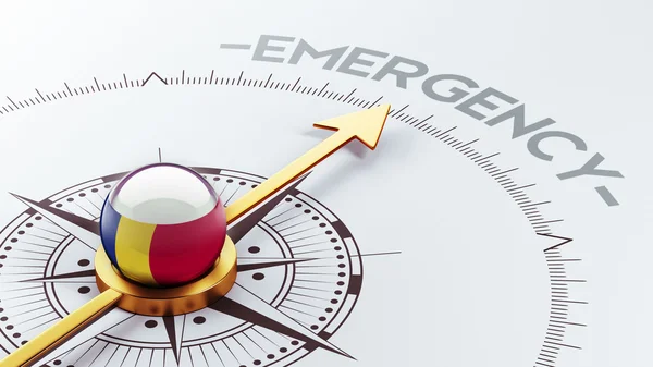 Romania Emergency Concept — Stock Photo, Image