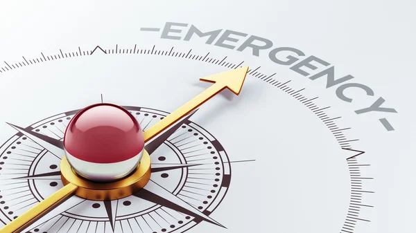 Indonesia Emergency Concept — Stock Photo, Image