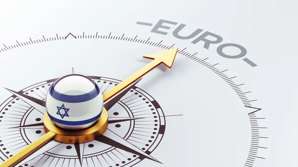 Izrael euro koncepcja — Zdjęcie stockowe