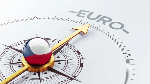 Czech Republic Euro Concept — Stock Photo, Image