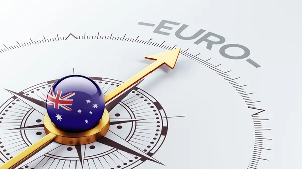 Australia Euro Concept — Stock Photo, Image