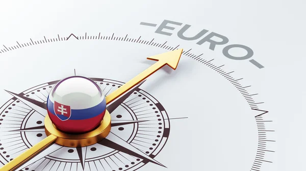 Eslováquia Euro Concept — Fotografia de Stock