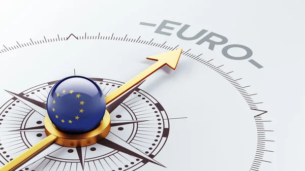 Koncept euro Evropské unie — Stock fotografie