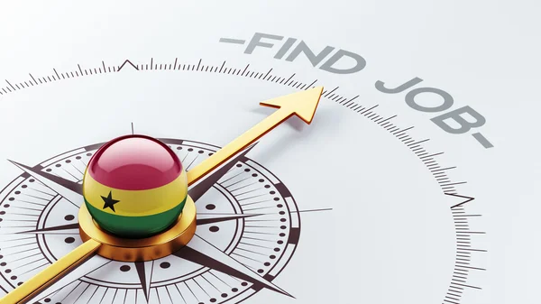 Ghana Encontrar trabajo Concepto — Foto de Stock