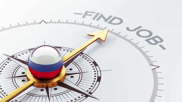 Russland suche job konzept — Stockfoto