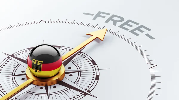 Koncepcja wolne Niemcy — Zdjęcie stockowe