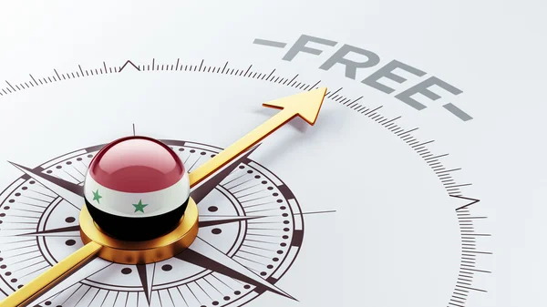 Syrië gratis concept — Stockfoto