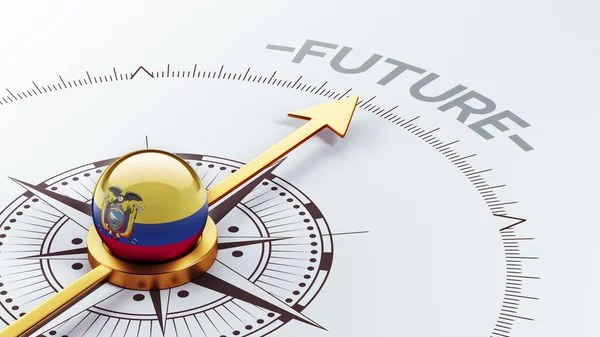Ecuador kompass koncept — Stockfoto
