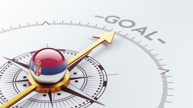 Serbia Goal Concept