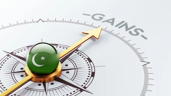 Pakistán gana concepto — Foto de Stock