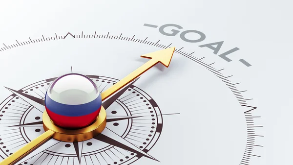 Russia Goal Concept — Stock Photo, Image