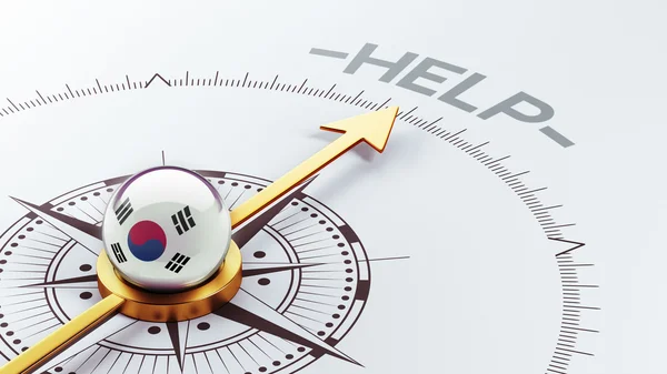 South Korea Compass Concept — Stock Photo, Image