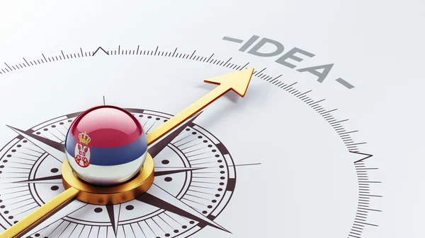 Serbia ideenkonzept — Stockfoto
