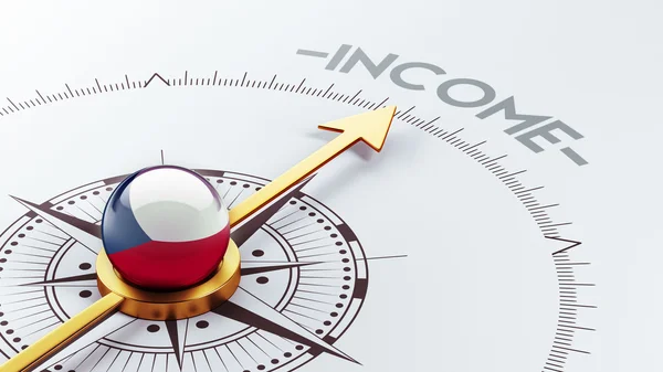 Czech Republic Income Concept — Stock Photo, Image