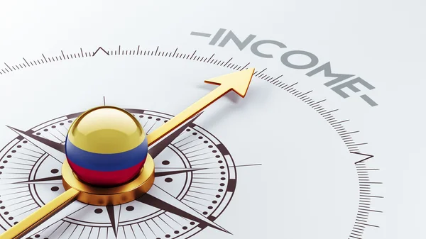 Концепция доходов Колумбии — стоковое фото