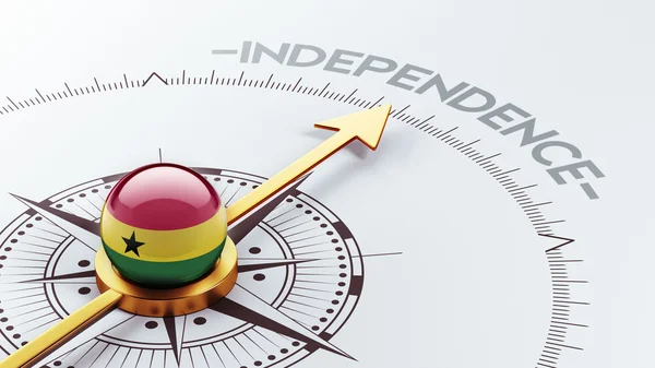 Koncepce nezávislosti Ghany — Stock fotografie