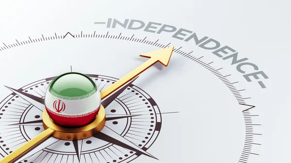 Концепция независимости Ирана — стоковое фото