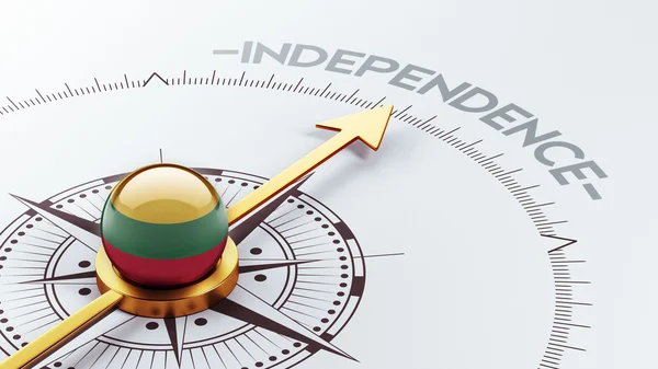 Концепция независимости Литвы — стоковое фото