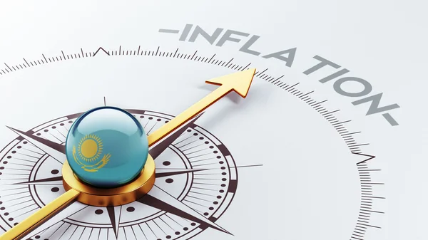 Kazakstan inflationen begreppsmässigt — Stockfoto