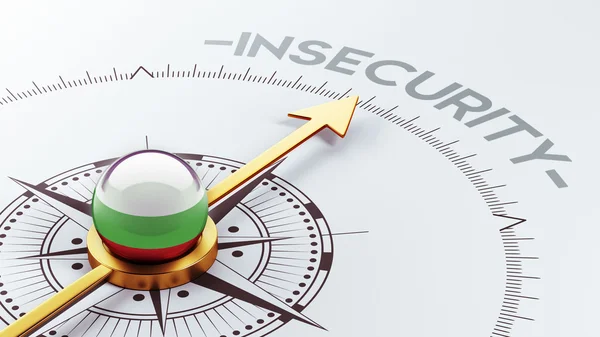 Bulgaria Concep Inseguridad — Foto de Stock