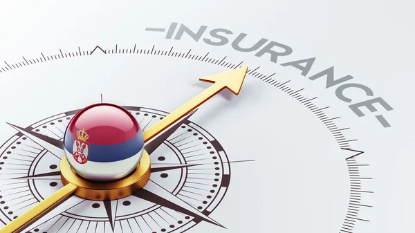 Versicherungskonzept für Serbien — Stockfoto