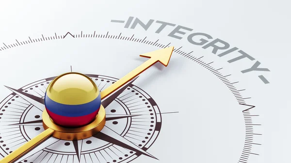 Colombia Concetto di integrità — Foto Stock