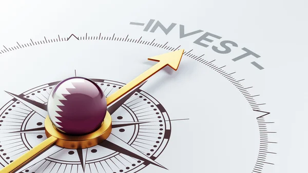 Qatar Invest Concep — Stock Photo, Image