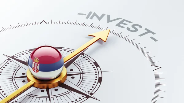 Serbia Invest Concep — Stock Photo, Image