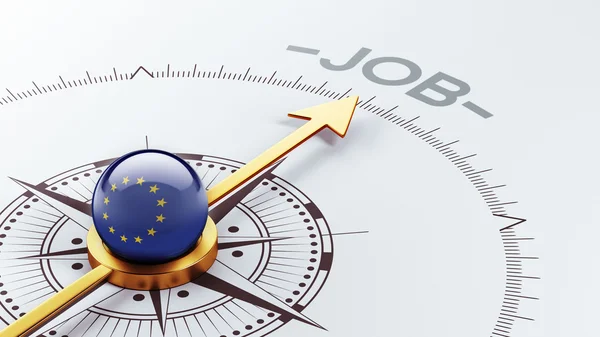 Arbeitsplatzkonzept der Europäischen Union — Stockfoto