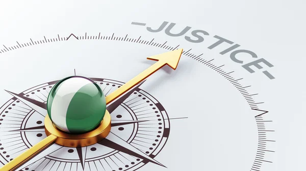 Nigeria Justitie concep — Stockfoto