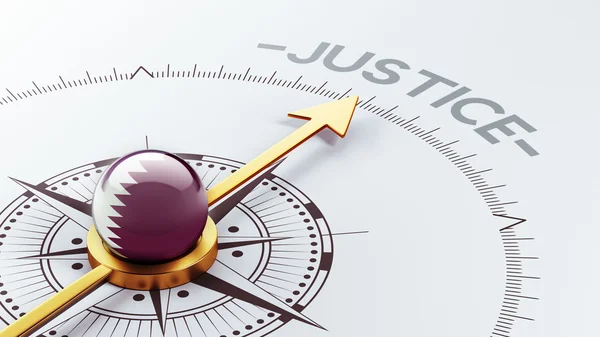 Katar sprawiedliwości concep — Zdjęcie stockowe