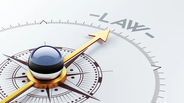 Estonia Law Concept — Stock Photo, Image