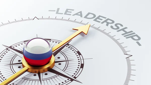 Концепция российского лидерства — стоковое фото