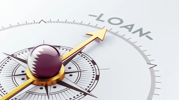 Qatar Loan Concept — Stock Photo, Image