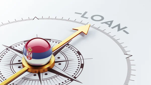Koncepcja kredyt Serbii — Zdjęcie stockowe