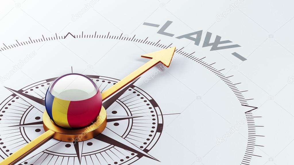 Romania Law Concept