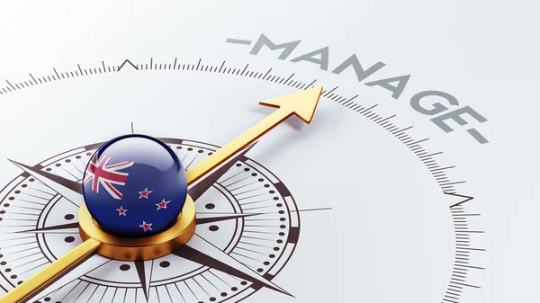 New Zealand Manage Concept — Stock Photo, Image