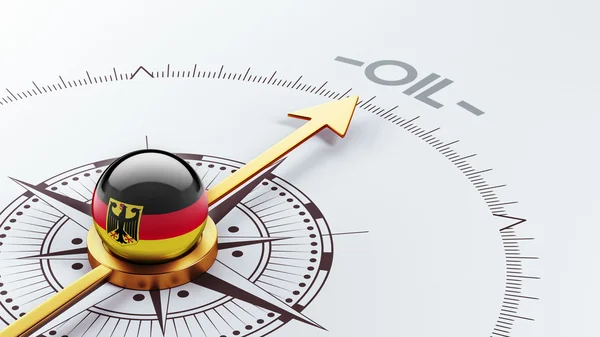 Alemanha Conceito de Petróleo — Fotografia de Stock