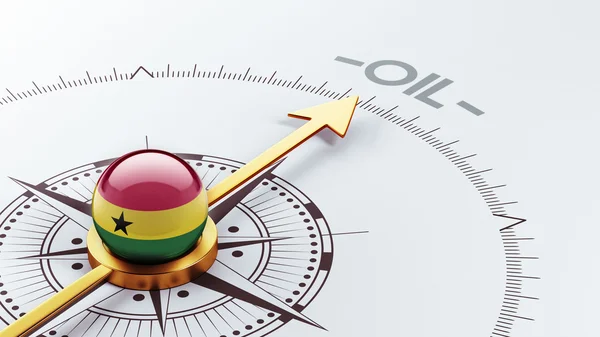 Concepto de petróleo de Ghana — Foto de Stock