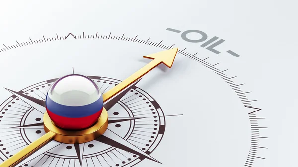 Rússia Conceito de petróleo — Fotografia de Stock