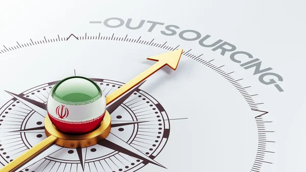 Irán Outsourcing Concep —  Fotos de Stock