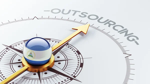 Nicarágua Outsourcing Concep — Fotografia de Stock