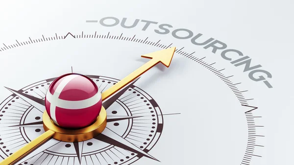 Dinamarca Outsourcing Concep —  Fotos de Stock