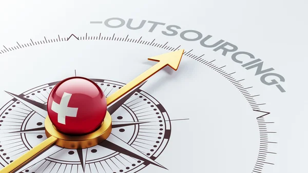 Svizzera Outsourcing Concep — Foto Stock