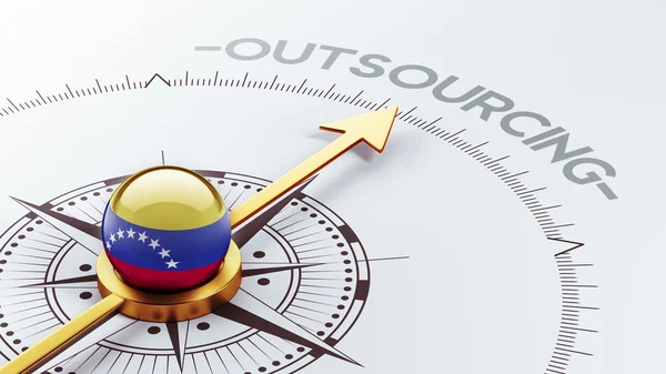 Venezuela Outsourcing begreppsmässigt — Stockfoto
