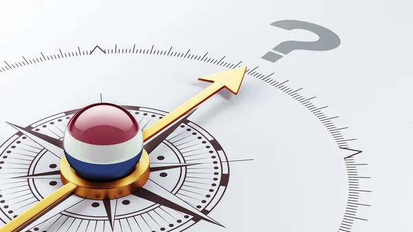 Netherlands Question Mark Concept — Stock Photo, Image