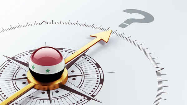 Síria Pergunta Mark Concept — Fotografia de Stock